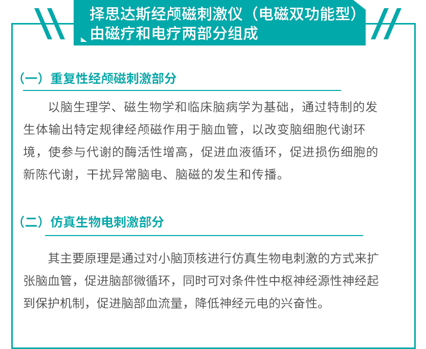 择思达经颅磁刺激仪组成部分